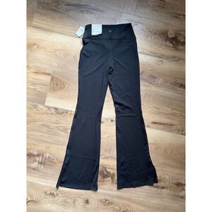Gilly Hicks Black Flare Leggings Womens Medium NWT High Rise Yoga Pants
